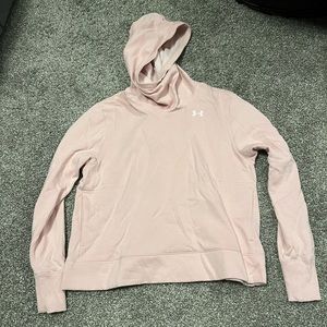 Pink under armour hoodie